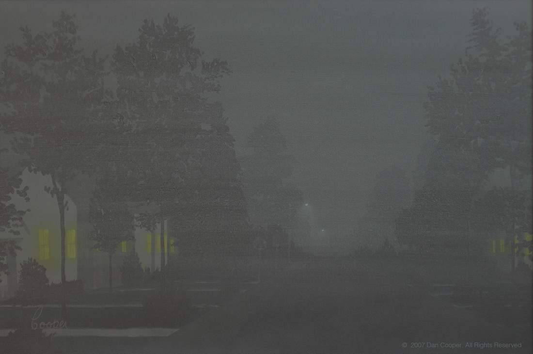Fog on Kingsley Avenue